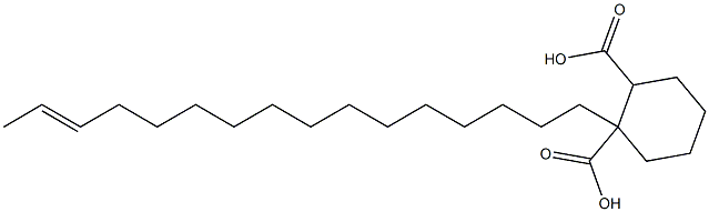 Cyclohexane-1,2-dicarboxylic acid hydrogen 1-(14-hexadecenyl) ester 구조식 이미지
