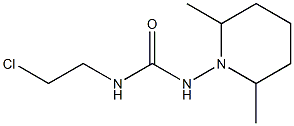 1-(2-Chloroethyl)-3-(2,6-dimethylpiperidino)urea 구조식 이미지