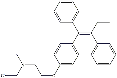 Chlorotamoxifen 구조식 이미지