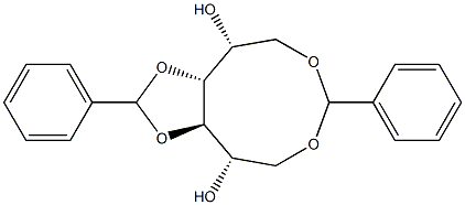 1-O,6-O:3-O,4-O-Dibenzylidene-D-glucitol 구조식 이미지