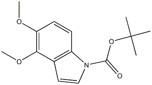 1-(tert-Butoxycarbonyl)-4,5-dimethoxy-1H-indole Structure