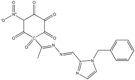 1-Benzyl-1H-imidazole-2-carbaldehyde [1-(4-pentoxy-3-nitrophenyl)ethylidene]hydrazone Structure