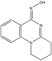 2,3,4,6-Tetrahydro-6-[(Z)-hydroxyimino]-1H-pyrido[1,2-a]quinazoline 구조식 이미지