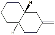 trans-Decahydro-2-methylenenaphthalene 구조식 이미지