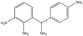 (4-Aminophenyl)(2,3-diaminophenyl)methanamine 구조식 이미지