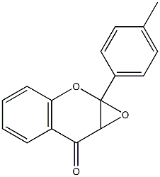 2,3-Epoxy-2,3-dihydro-4'-methylflavone 구조식 이미지