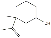 3-Methyl-3-isopropenylcyclohexanol 구조식 이미지