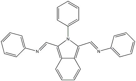 2-Phenyl-1,3-bis(phenyliminomethyl)-2H-isoindole Structure