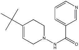 N-[(4-tert-Butyl-1,2,5,6-tetrahydropyridin)-1-yl]pyridine-3-carboxamide 구조식 이미지