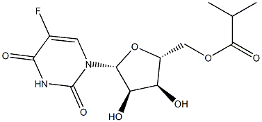 5-Fluoro-5'-O-isobutyryluridine Structure