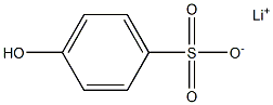 4-Hydroxybenzenesulfonic acid lithium salt Structure
