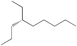 [S,(+)]-4-Ethylnonane 구조식 이미지