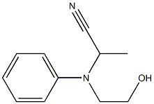 N-(2-Hydroxyethyl)-N-(1-cyanoethyl)aniline Structure