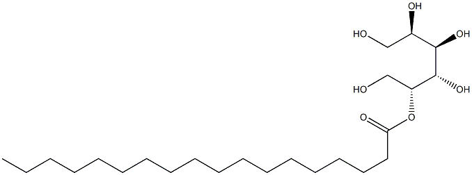 D-Mannitol 2-octadecanoate 구조식 이미지