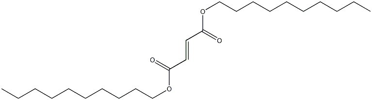 Fumaric acid didecyl ester Structure