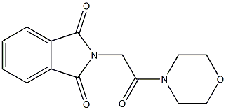 N-[(Morpholinocarbonyl)methyl]phthalimide Structure