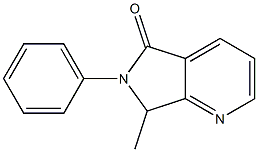 6-Phenyl-7-methyl-6,7-dihydro-5H-pyrrolo[3,4-b]pyridin-5-one Structure
