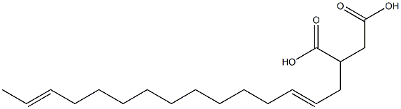 (2,13-Pentadecadienyl)succinic acid 구조식 이미지