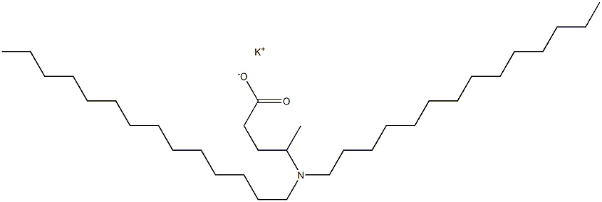 4-(Ditetradecylamino)valeric acid potassium salt 구조식 이미지