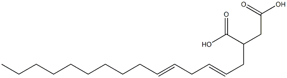 (2,5-Pentadecadienyl)succinic acid 구조식 이미지