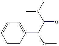 [R,(-)]-2-Methoxy-N,N-dimethyl-2-phenylacetamide Structure