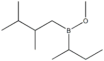 (2,3-Dimethylbutyl)sec-butyl(methoxy)borane Structure
