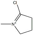 1-Methyl-2-chloro-4,5-dihydro-3H-pyrrole-1-ium Structure