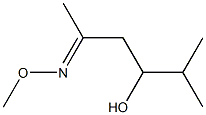 5-Methoxyimino-2-methylhexan-3-ol 구조식 이미지