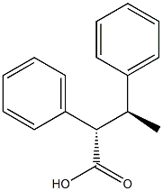 (2S,3S)-2,3-Diphenylbutyric acid Structure