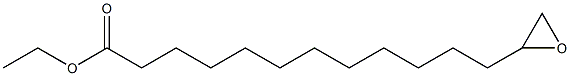 13,14-Epoxytetradecanoic acid ethyl ester Structure