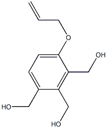 1-Allyloxy-2,3,4-tris(hydroxymethyl)benzene 구조식 이미지