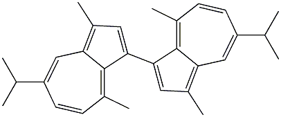 3-(1,4-Dimethyl-7-isopropylazulen-3-yl)-1,4-dimethyl-7-isopropylazulene Structure