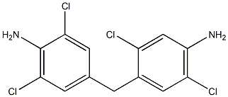 4-[(4-Amino-2,5-dichlorophenyl)methyl]-2,6-dichloroaniline 구조식 이미지