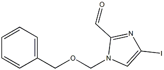 1-(Benzyloxymethyl)-4-iodo-1H-imidazole-2-carbaldehyde 구조식 이미지