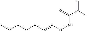 N-(1-Heptenyloxy)methacrylamide Structure