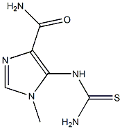 1-Methyl-5-thioureido-1H-imidazole-4-carboxamide 구조식 이미지