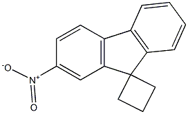 2-Nitrospiro[9H-fluorene-9,1'-cyclobutane] Structure