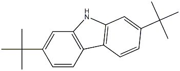 2,7-Di-tert-butyl-9H-carbazole Structure