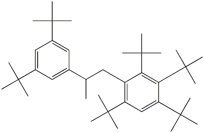 1-(2,3,4,6-Tetra-tert-butylphenyl)-2-(3,5-di-tert-butylphenyl)propane 구조식 이미지