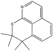 7,7,8,8-Tetramethyl-7,8-dihydro-9-thia-9H-benzo[de]quinoline 구조식 이미지