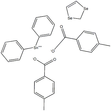 Diphenylstannanediselenolebis(4-methylbenzoate) Structure