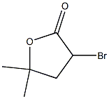 3-Bromo-4,5-dihydro-5,5-dimethyl-2(3H)-furanone Structure