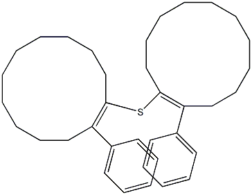 Phenyl(1-cyclododecene-1-yl) sulfide Structure