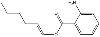 Anthanilic acid 1-hexenyl ester Structure