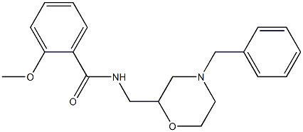 N-(4-Benzylmorpholin-2-ylmethyl)-2-methoxybenzamide Structure