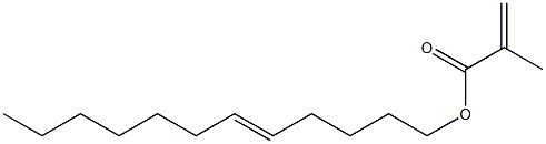 Methacrylic acid (5-dodecenyl) ester Structure