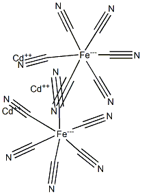 Cadmium hexacyanoferrate(III) 구조식 이미지