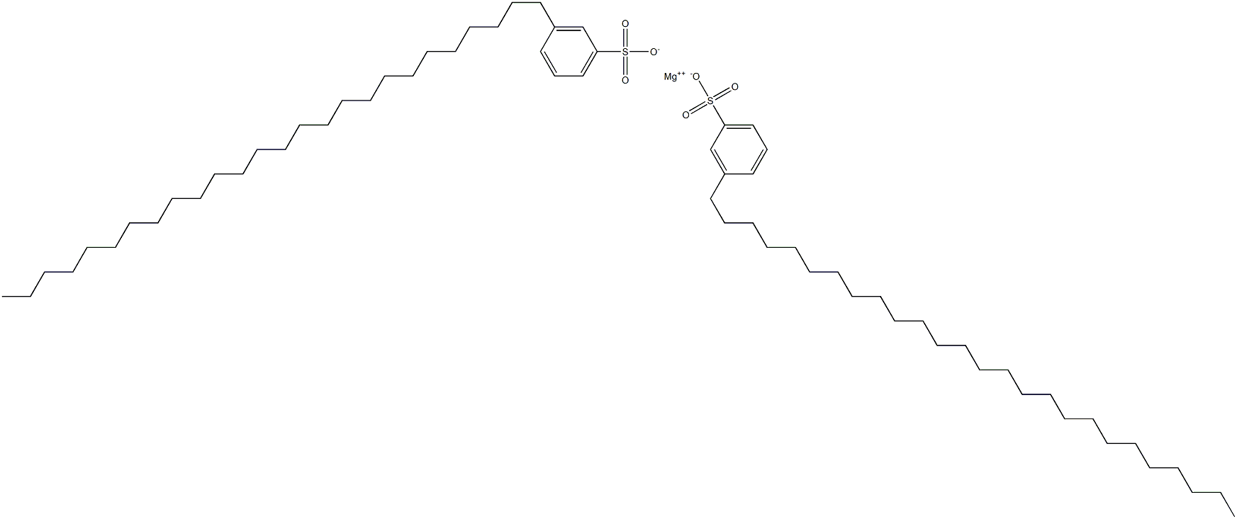 Bis(3-hexacosylbenzenesulfonic acid)magnesium salt Structure