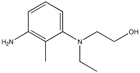 2-[Ethyl(3-amino-2-methylphenyl)amino]ethanol 구조식 이미지