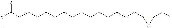 16,17-Epithiononadecanoic acid methyl ester 구조식 이미지